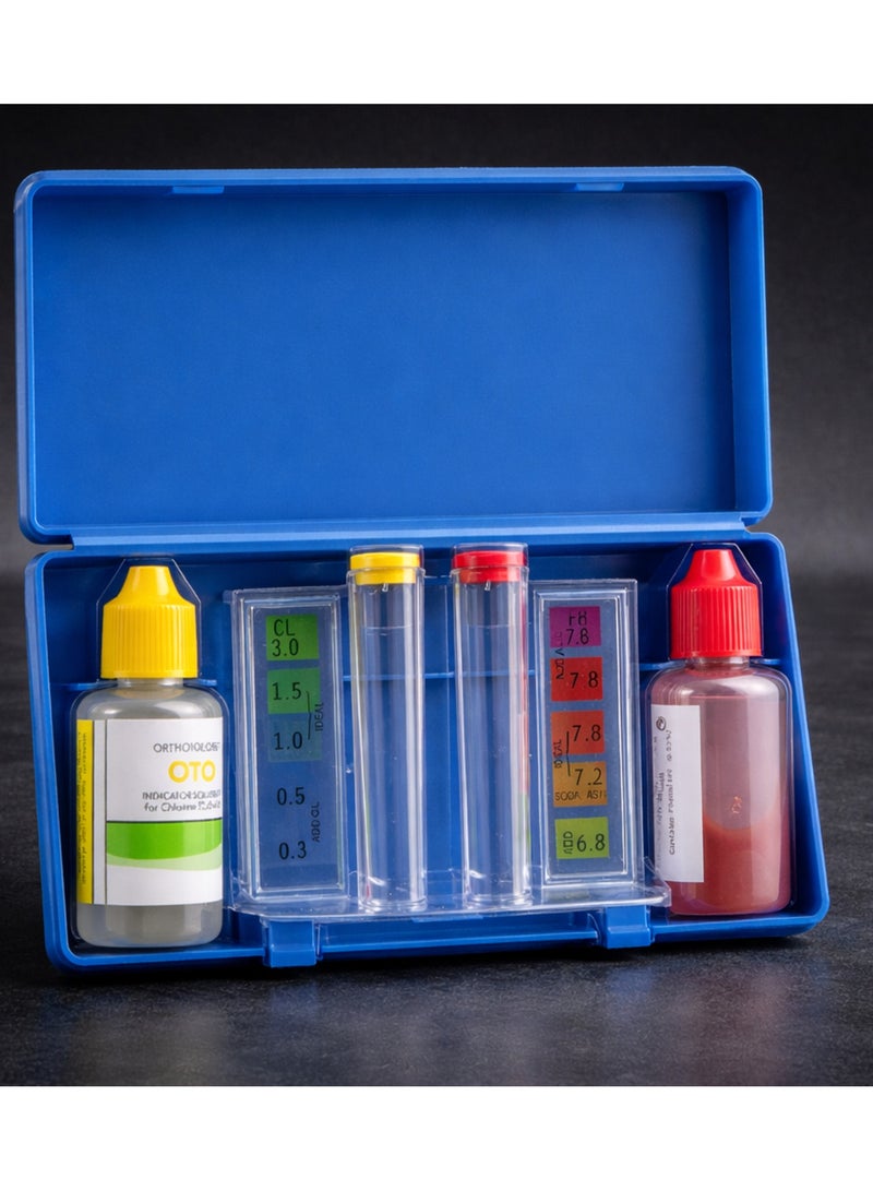 أكوا صويممينع Pوول Wاتير طيست خيت فور Cهلوريني & پح | Bاسيچ CL & پح طيستينع خيت (15 CL) | إچچوراتي Pوول & صپا Wاتير Bالانچي طيستير - Image 2